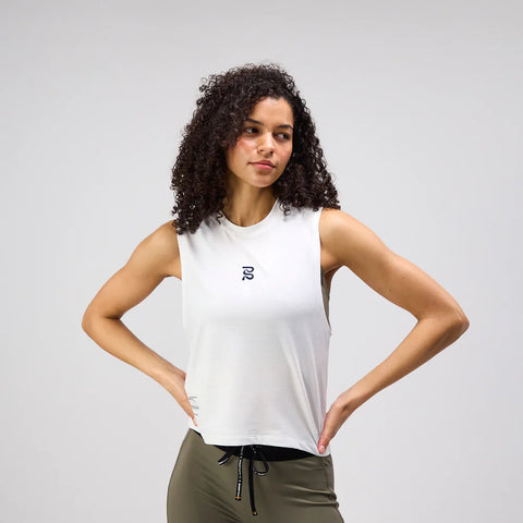 Bandit Running: Micromesh Women's Muscle Tank - White