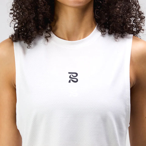 Bandit Running: Micromesh Women's Muscle Tank - White