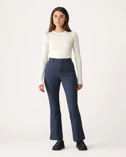 Hikerkind: Kick Flare Trouser 01 - Bathyal