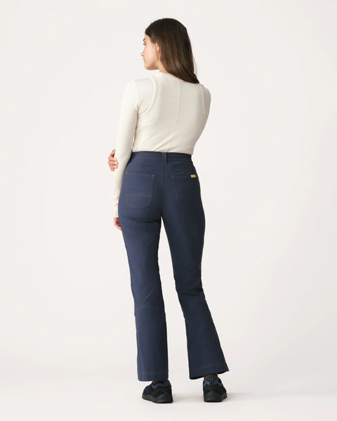 Hikerkind: Kick Flare Trouser 01 - Bathyal