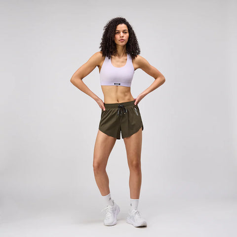Bandit Running: Women's Vento™ 4" Training Short - Dark Fatigue