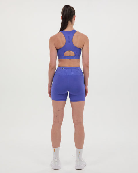 Bandit Running: Stamina High Waist 5" Compression - Deep Peri Blue
