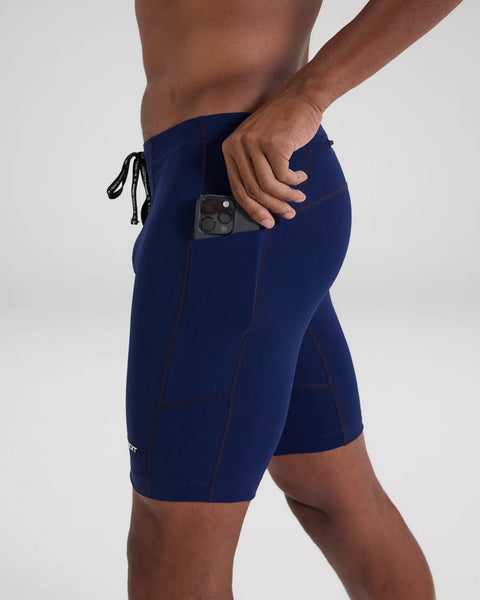 Bandit Running: Gridlock 7 Pocket Half Tight - NY Navy