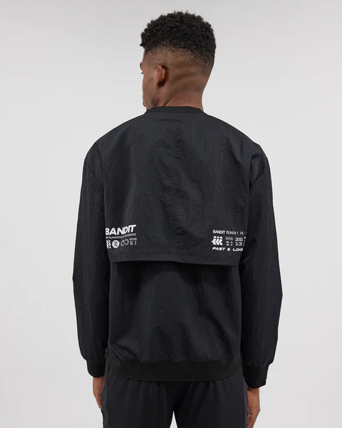 Bandit Running: Unisex Tettura Footy-Run Shell Pullover