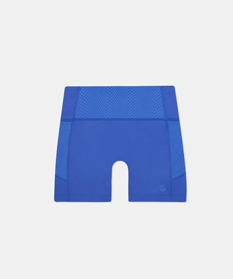 Bandit Running: Stamina High Waist 5" Compression - Deep Peri Blue