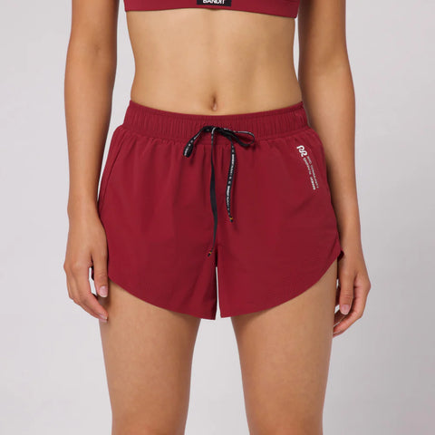 Bandit Running: Women's Vento 4" Short - Cherry