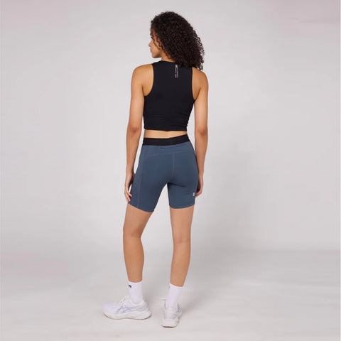 Bandit Running: Women's Stamina 7" Compression Short - Storm Grey