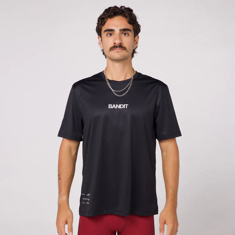 Bandit Running: Drift "Good Time" Performance Tee - Black (Unisex)