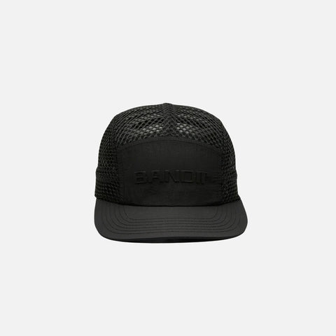 Bandit Running: Open Mesh Rush Hat - Black