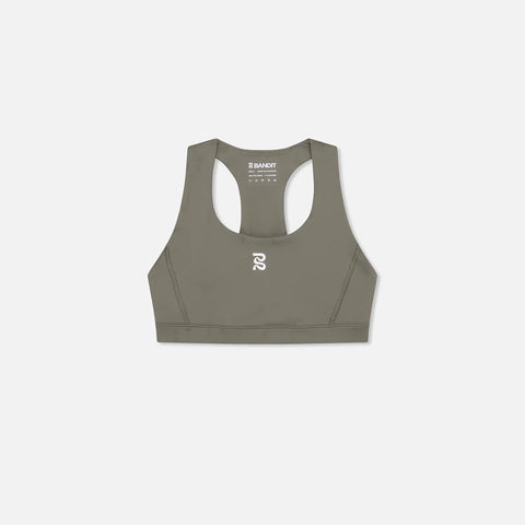 Bandit Running: Stamina Scoop Neck Run Bra - Fatigue