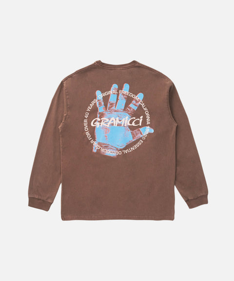 Gramicci: Climber's Hand LS Tee - Pigment Brown