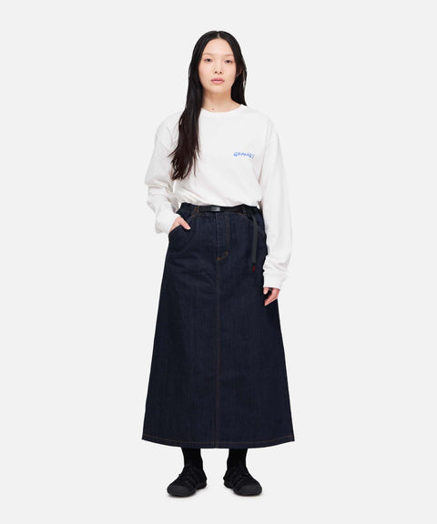 Gramicci: Japanese Denim Skirt - Indigo