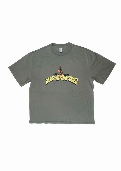 HEATWAVE: Off The Leash Tee - Faded Grey