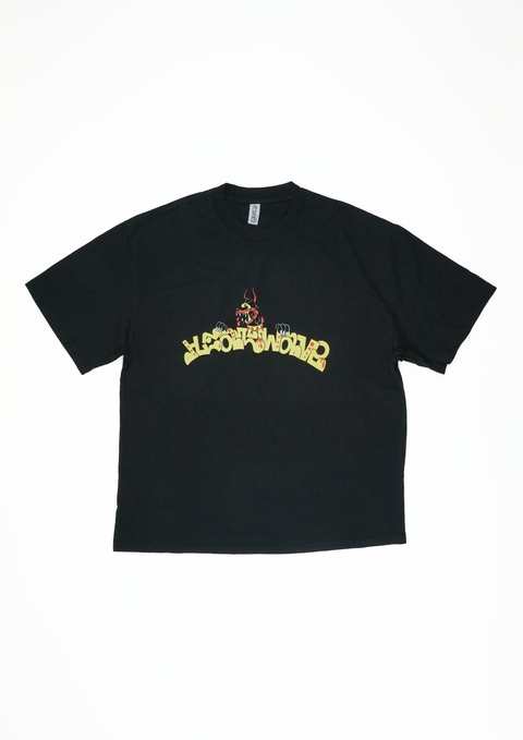 HEATWAVE: Off The Leash Tee - Faded Black