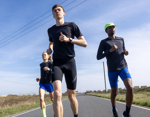 SOAR Running: Men's Half Tights - Black