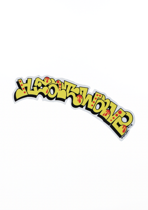 Heatwave: Vinyl Throwie Sticker