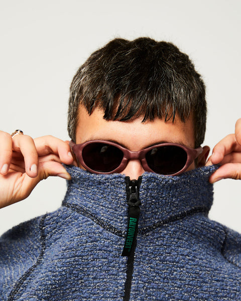 Abicsi & Rayon Vert: Wormholes Sunglasses - Gadus Brown