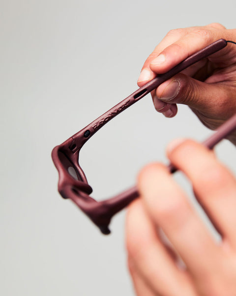 Abicsi & Rayon Vert: Wormholes Sunglasses - Gadus Brown