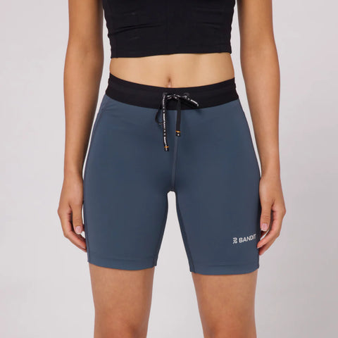 Bandit Running: Women's Stamina 7" Compression Short - Storm Grey