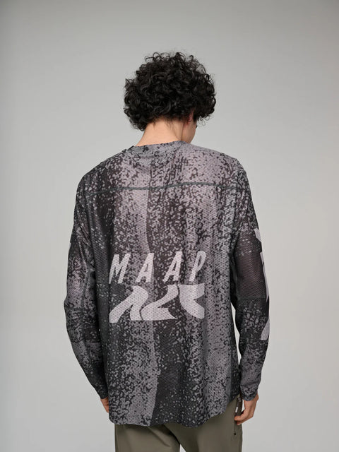 Maap: Alt_Road Mesh LS Tee - Silver/Black
