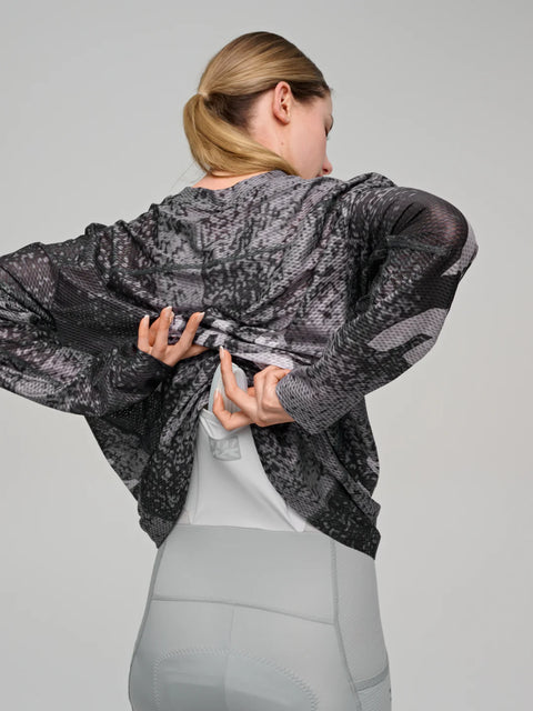 Maap: Alt_Road Mesh LS Tee - Silver/Black