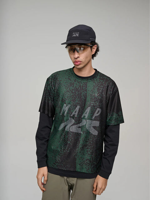 Maap: Alt_Road Mesh Tee - Hunter Green