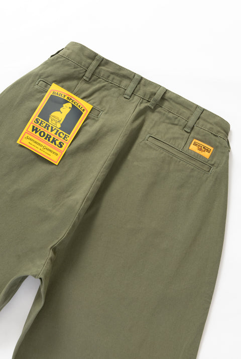 Service Works: Drill Part Timer Pant - Olive