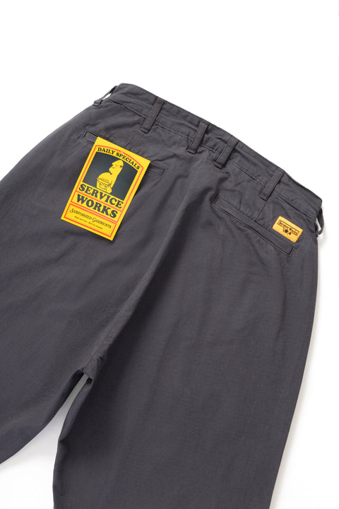 Service Works: Ripstop Part Timer Pant - Washed Black