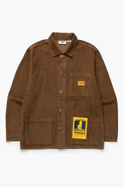Service Works: Corduroy Chore Shirt - Bark