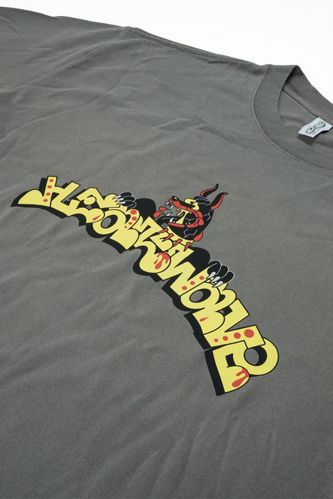 HEATWAVE: Off The Leash Tee - Faded Grey