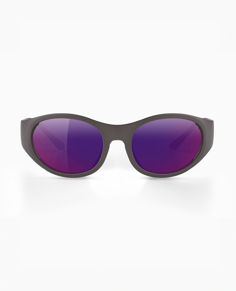 Alba Optics: Anvma '99 Gun Metal VZUM - Plasma - HEATWAVE - Alba Optics ANVMA 99, Handmade in Italy, Lightweight