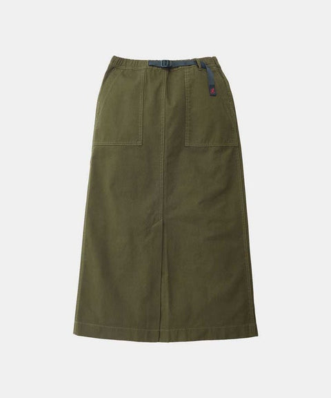 Gramicci: Long Baker Skirt - Olive - HEATWAVE - Gramicci: Long Baker Skirt - Olive