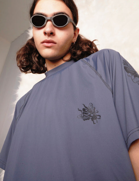 Rayon Vert: Miles T - Shirt - Cave Grey - HEATWAVE - Rayon Vert: Miles T - Shirt - Cave Grey