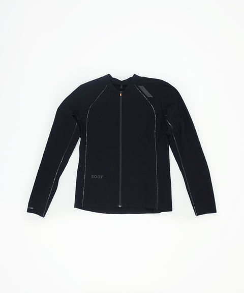 SOAR Running: Women's Tempo Top - Black - HEATWAVE - SOAR Running: Women's Tempo Top - Black
