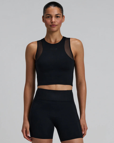Bandit Running: Women's Stamina-V Lyra Race Crop - Black