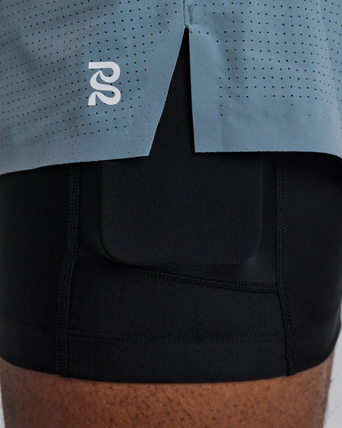 Bandit Running: Men's Vento Next Gen 5" Run Short - Tranquil Blue