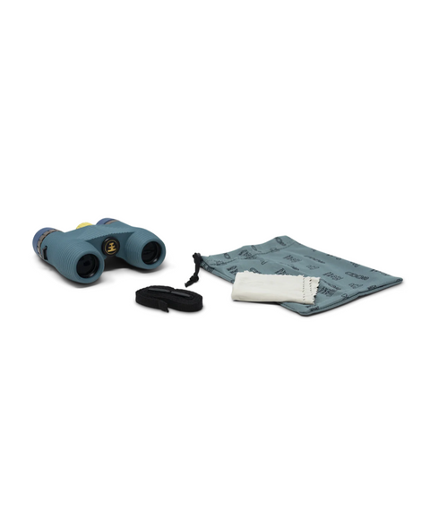 Nocs Provisions: Standard Issue 10x25 Waterproof Binoculars - Pacific Blue