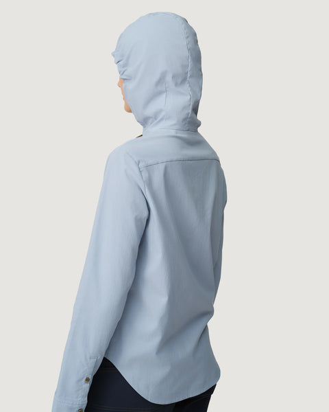 Hikerkind: Trail Sun Hoodie - Bluet
