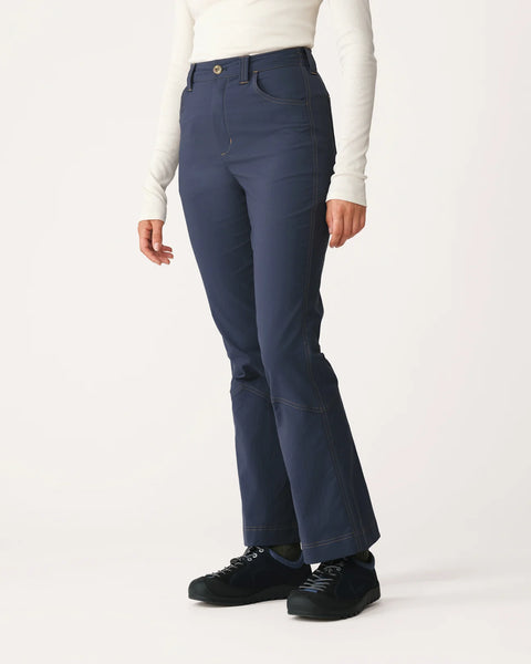 Hikerkind: Kick Flare Trouser 01 - Bathyal