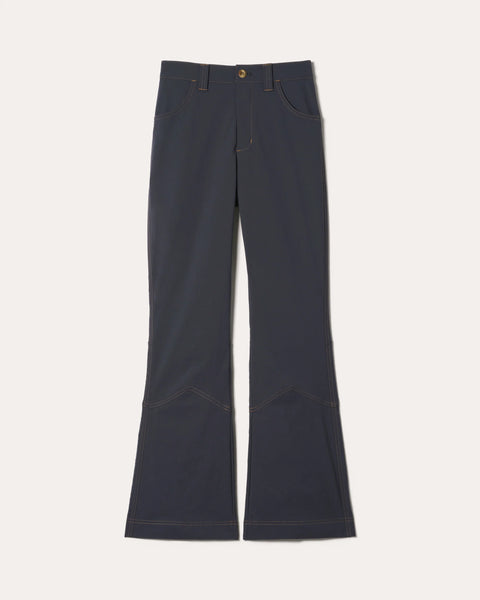 Hikerkind: Kick Flare Trouser 01 - Bathyal
