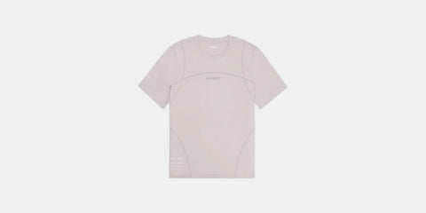 Bandit Running: Men's Micromesh Reflecto Stitch Tee  - Ash