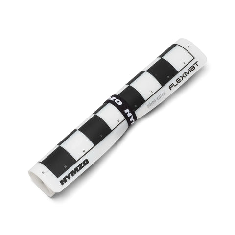 Nymzo: Flexmat Rollup Chess Board - White/Black