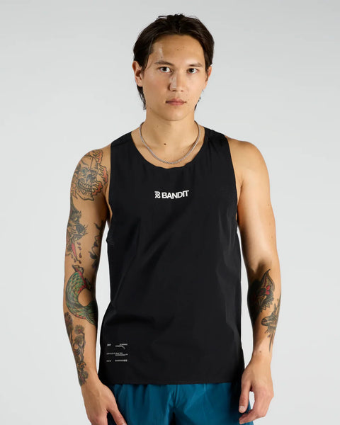 Bandit Running: Drift Performance Singlet - Black