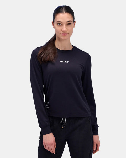 Bandit Running: Women's Micromesh LS Tee - Black