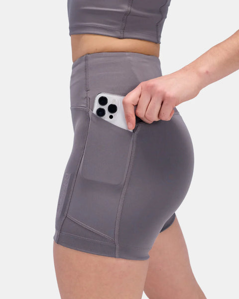 Bandit Running: Stamina High Waist 5" Compression - Haze