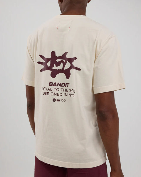 Bandit Running: Loyal to the Soil Cotton Tee - Cream