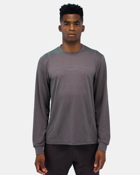 Bandit Running: Men's Micromesh Reflecto Stitch LS Tee  - Haze