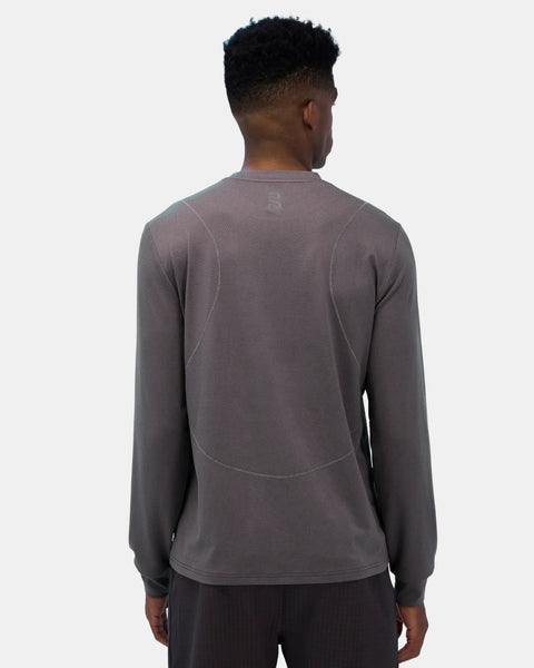 Bandit Running: Men's Micromesh Reflecto Stitch LS Tee  - Haze