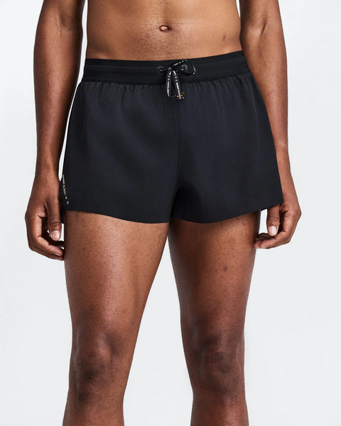 Bandit Running: Men's RipSpeed 3" Split Shorts - Black