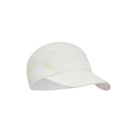 SOAR Running: Dart Cap - White